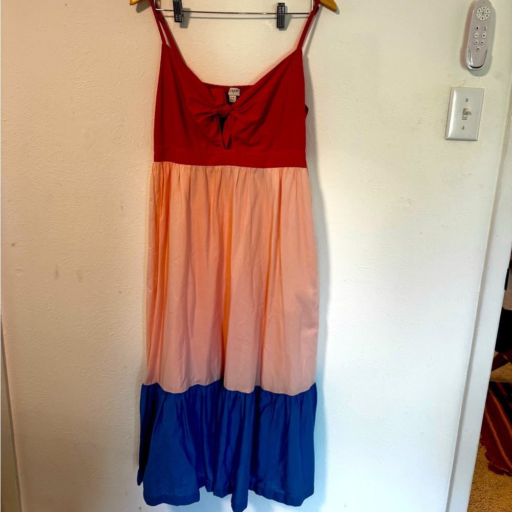 Colorful JCrew Color Block Dress